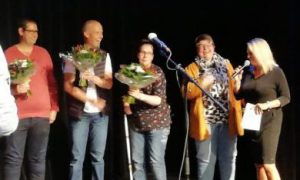 Team Abracadabra tijdens de uitreiking
